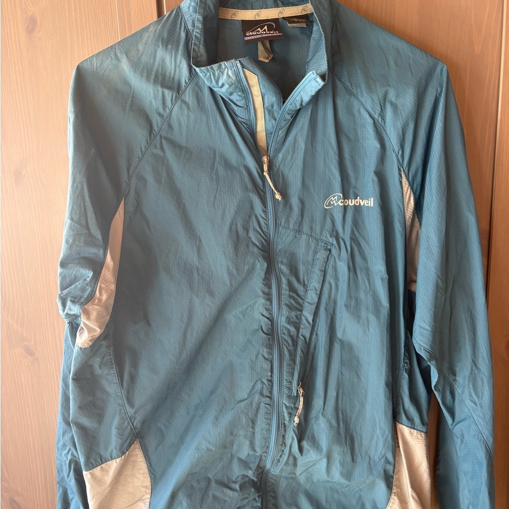 Men's Blue and Gray Jacket